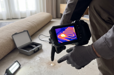 Lekkage vloerverwarming opsporen